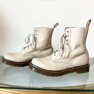 Dr. Martens 1460 Pascal Virginia Boots in Taupe Size 9